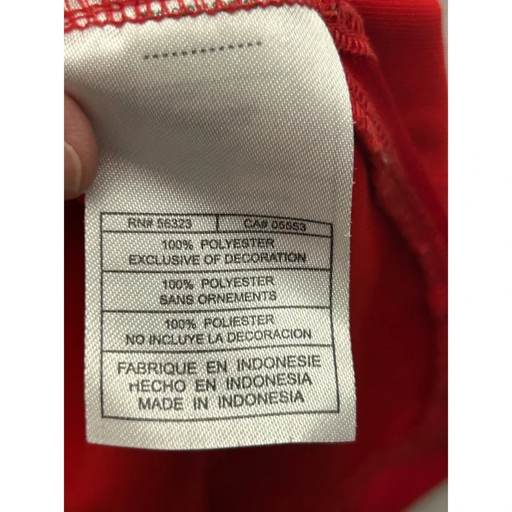 Nike Team Delsea 18 Soccer Jersey Mens XL Red White NikeFIT DRY Short Sleeve